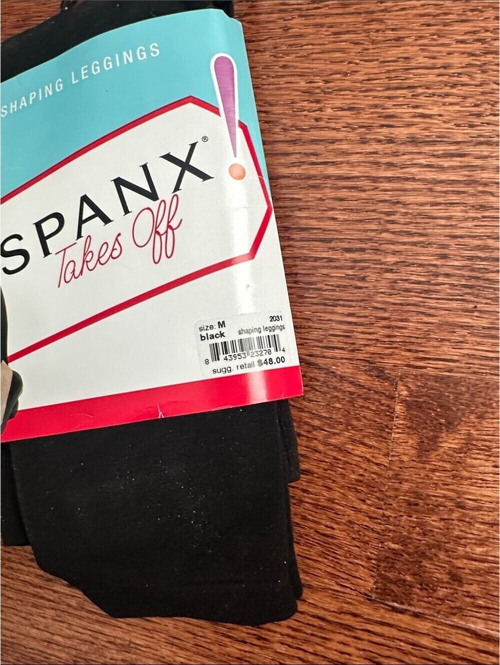 Spanx Takes Off Shaping Leggings Size M Black - Picture 2 of 3
